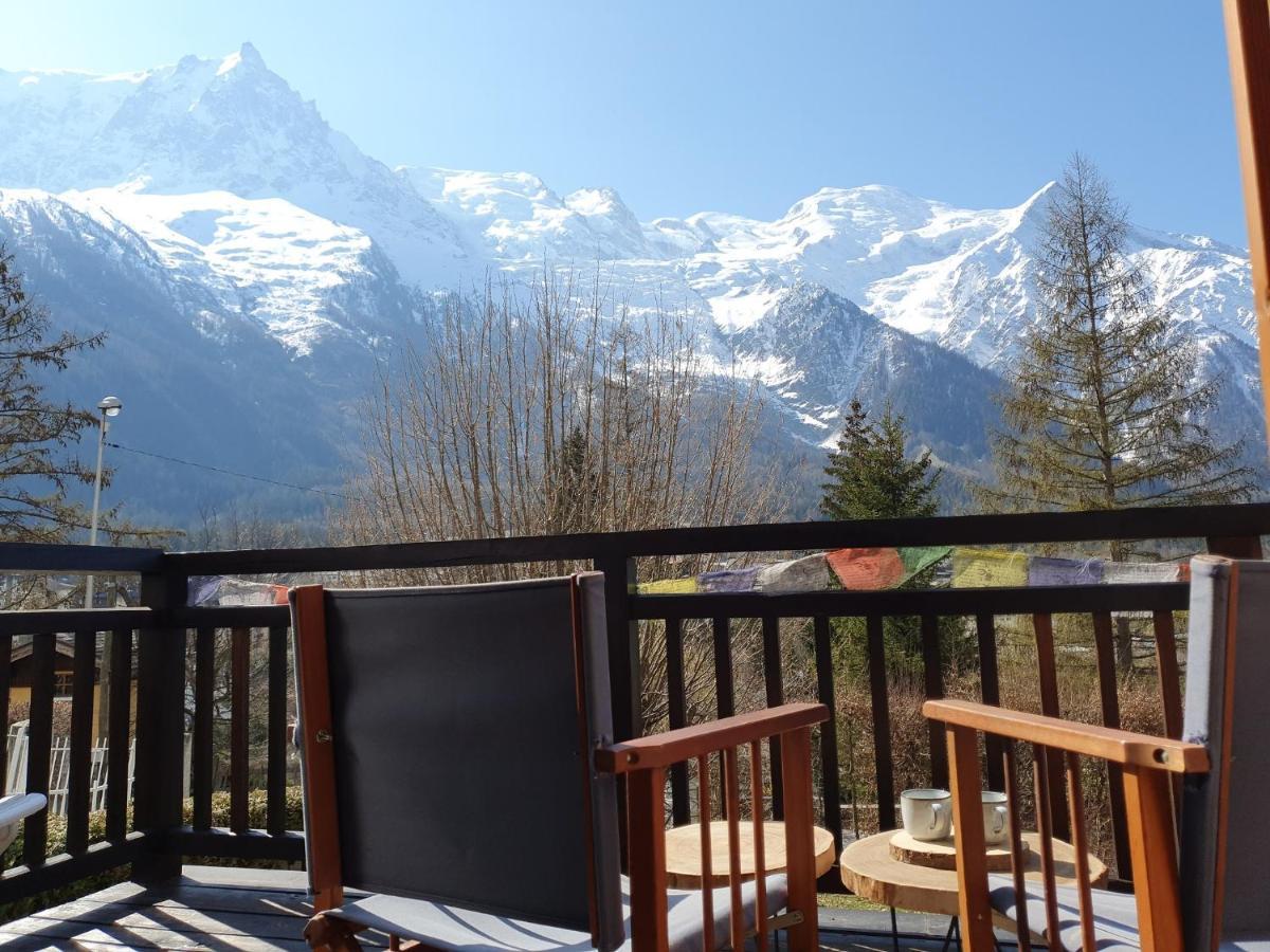 "Chalet Bobo" Cosy & Magnifique Vue Chx Sud Chamonix Exterior foto